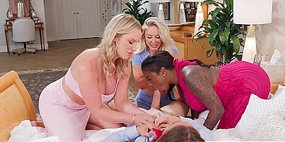 Stepmommys Boy Perv Teen 18+ Caught Masturbating Is Reverse Gangbanged By Busty Stepmoms The Fucket List - Gogo Fukme