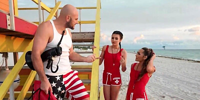 Fucking the hung lifeguard is the best part of their day