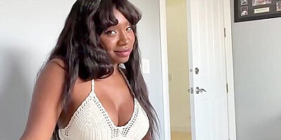 Anne Amari - Black Teen 18+ Fucks Her 1st White Dick
