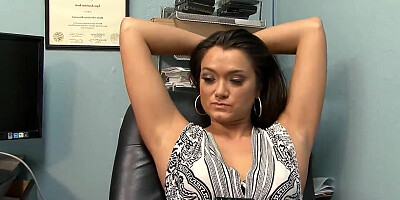 Sexy secretary Cece Stone creampied on her coffee break