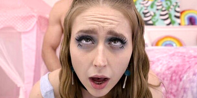 Teen (18+) clip with sensual Laney Grey from inserted