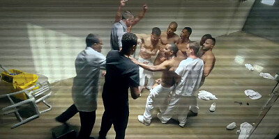 Intense gangbang with many big dicks for Vicki Chase