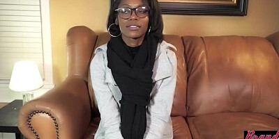 Anal fucking for the attractive ebony babe Sylvia