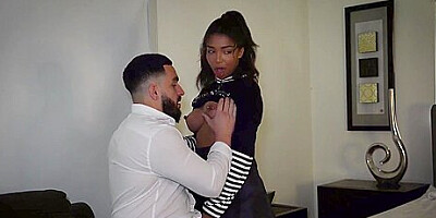 Homemade Hardcore With Ebony Latina Malina Melendez, The Alcumis - Pov Blowjob
