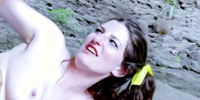 Sabrina Deep gets her natural boobs roughed up by lucky Kevin in a hardcore deepthroat frenzy
