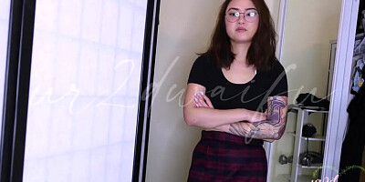 Ur2dwaifu – Caught Stepsis Trying to Sneak Out
