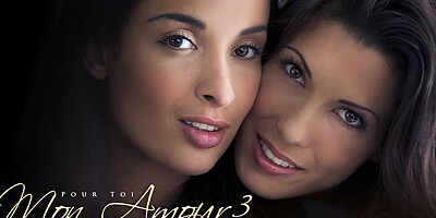 Hypnotic Anissa Kate and Alexa Tomas at big natural tits scene
