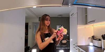 Girl's no panties porn by Leons TV