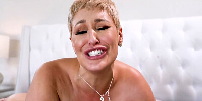 Short hair blonde MILF wants to get cracked wide open