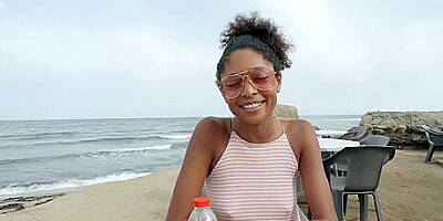 Weekend Fuckaway - Mike Angelo Fucks Young Perky Tits Ebony Teen 18+ Outdoors On The Beach