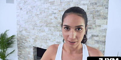 labs - lucky landlord takes his rent from big assed milf in leggings