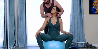 Squeaky Penny Barber at big tits clip