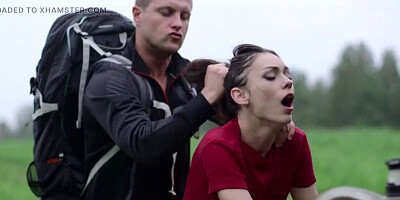 Arwen Gold gets her hiker hole blasted with intensity