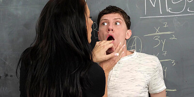 Professor Reagan Foxx seduces a hot student