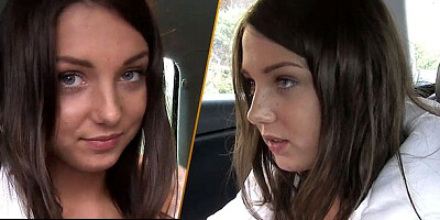 Pornstar trailer with playful Foxy Di and Martin Gun from Fake Taxi