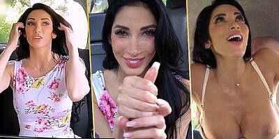 Clea Gaultier's fake taxi scene by Fake Taxi