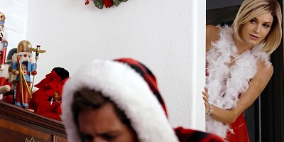 Unfaithful young wife enjoys hard penis of husband's stepson