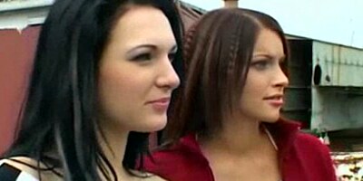 Two Czech babes get their butts fucked