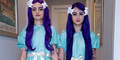 StepSiblings - Sad Stud Gets Spooked And Fucked By Twin Ghosts