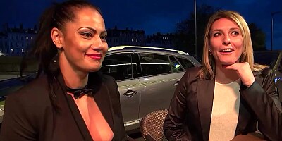Ravishing French women are having group sex in the middle of the night, in a hotel room