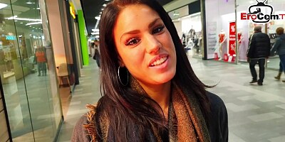 German amateur latina teen public pick up in shopping center and reale female orgasm pov
