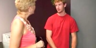 sexy granny sucks young cock