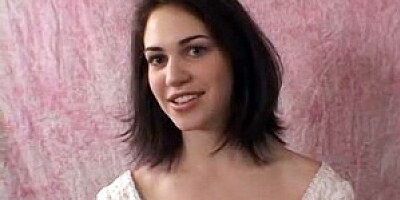 Cute girl anal casting