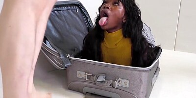 Black Girl In Suitcase