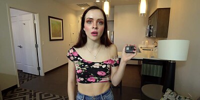 Oops, my stepsis found my hidden cam - Aliya Brynn