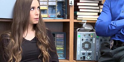 Tali Dova got banged to learn her lesson about shoplifting, and liked every second of it