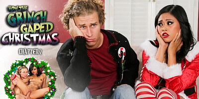 Joanna Angel & Krissie Dee & Michael Vegas in How The Grinch Gaped Christmas - Chapter 2 Scene