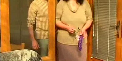 Young cock fucking chubby mature in her hairy wet cunt