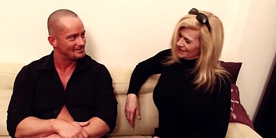 Marina Montana is a mature, blonde slut with a heavily pierced pussy, who likes to fuck men