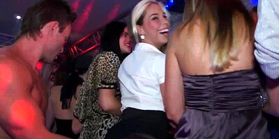 Cfnm sexy party gets hot