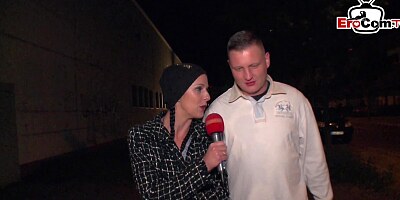 PUBLIC CASTING german teen persuaded guy on street for sex