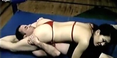 mixed wrestling femdom