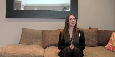 FakeAgentUK: Posh young British girl gets anal creampie casting