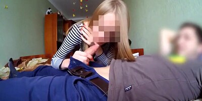 College Russian Teens Fuck at Home