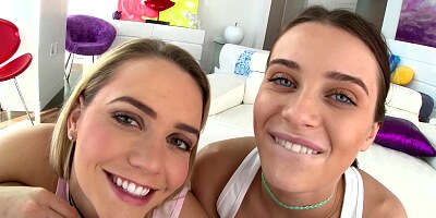 Lana Rhoades And Mia Malkova Love To Swallow