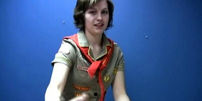 Cock Jerking Girl Scout Badge