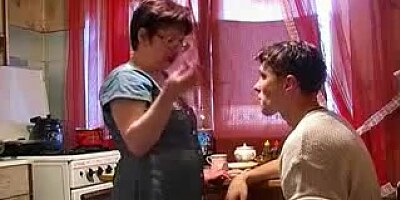 I visited my aunt in her kitchen