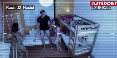 LETSDOEIT - Lucky Guy Gets Benefits From Two Hot Twin Sisters - Nikki Fox, Kitty Fox