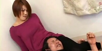 Japanese mixed wrestling femdom