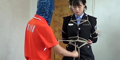 Chinese police bondage