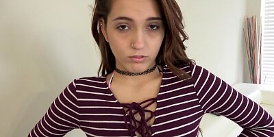 Girl is banged by stepfather because she is a bad little slut