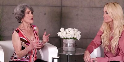 Old boy satisfies wife with fingers and sex toys but not cock