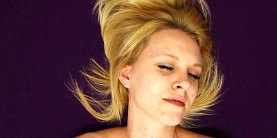 Blonde Czech Girl Plays with Pussy