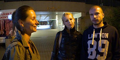 Beautiful Czech Pair Gets Money for GF Exchange