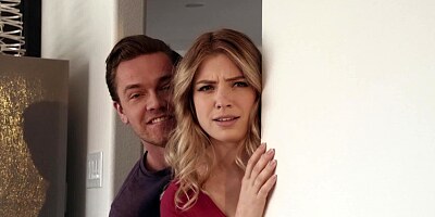 Slutty stepmom joins the young couple for a naughty threesome