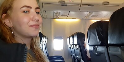 Public Airplane Handjob And Blowjob - Bella Mur